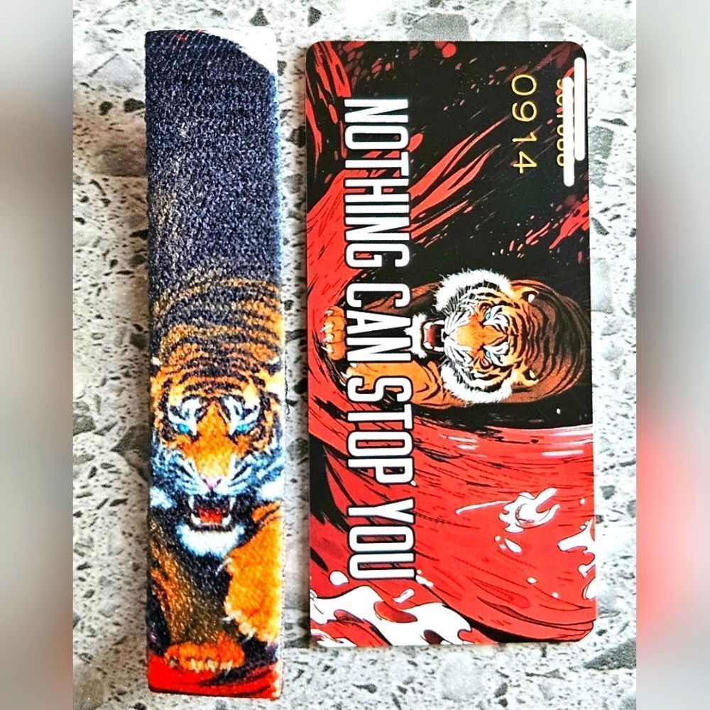 ZOX "NOTHING CAN STOP YOU" #914 INTERACTIVE RED TIGER COLLECTIBLE WRISTBAND